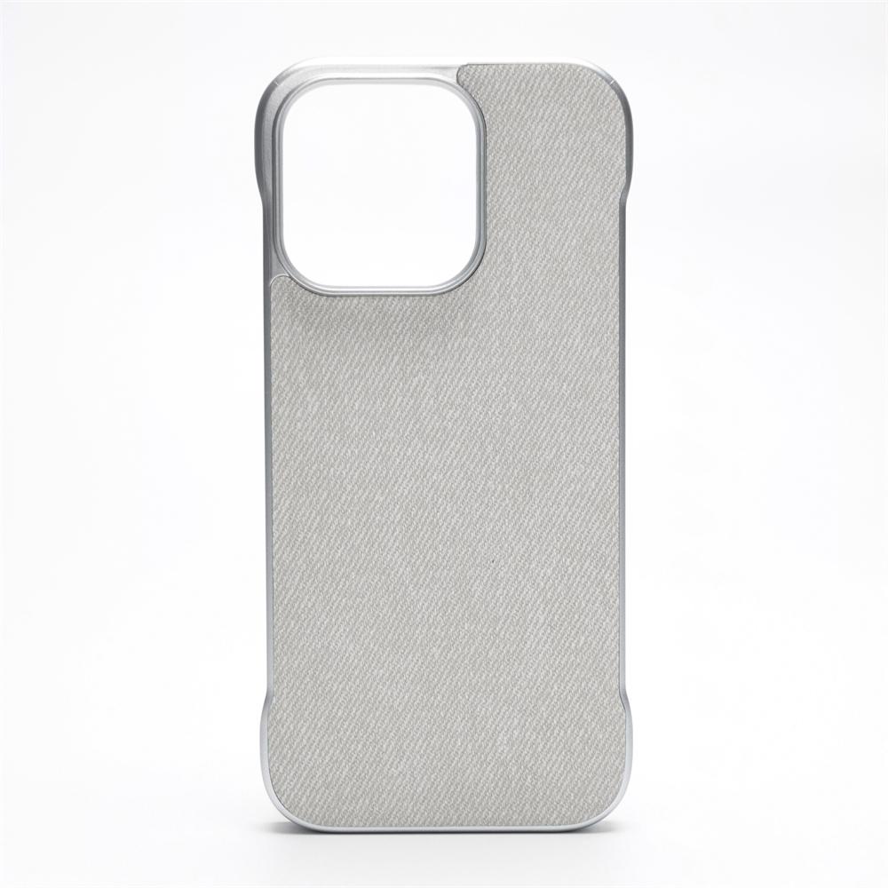 Ultra Thin Frameless Cloth Texture Magnetic Case For iPhone 17 Air 16 Pro Max 15 14 MagSafe Wireless Charge Borderless Hard Cove