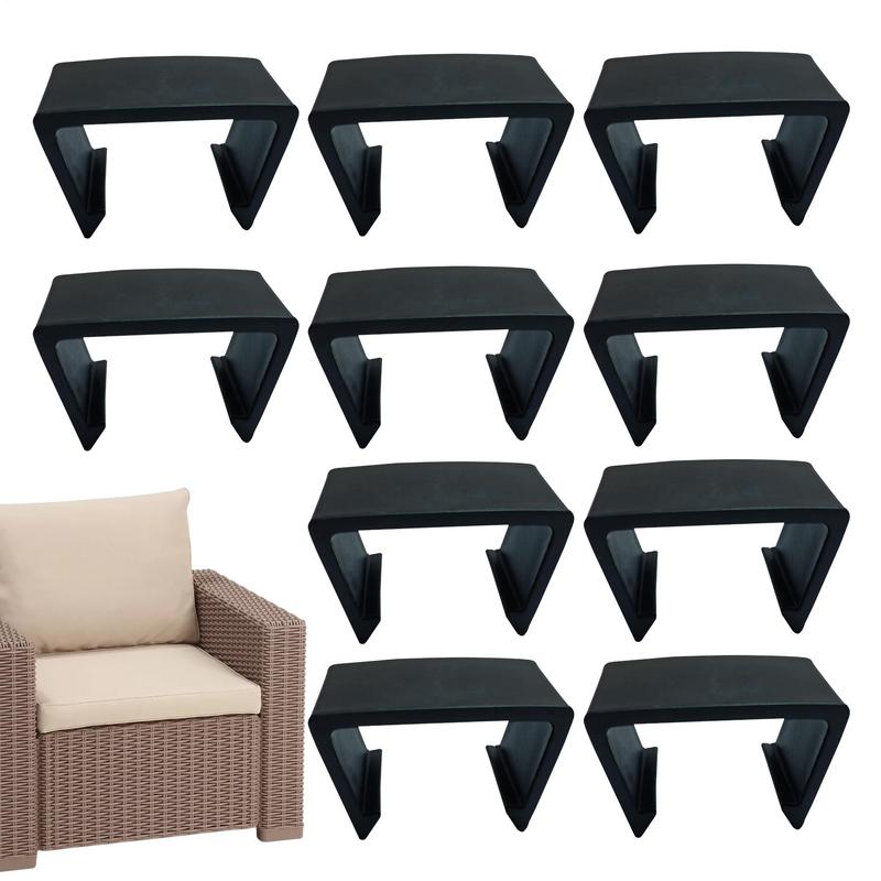 10pcs Rattan sofa clip Prevent rattan sofas tables and chairs from shifting Keep furniture neat and tidy for garden furniture