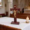 Tabletop Wall Mount Religious Decoration Religious Christian Standing Crucifix Prayer Religious Gift Enduring