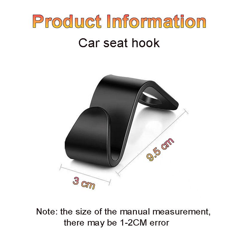 T25Vehicle Seat Hook,car Accessories Hanger,for Volkswagen Jetta Golf Passat Polo Tiguan Arteon CC