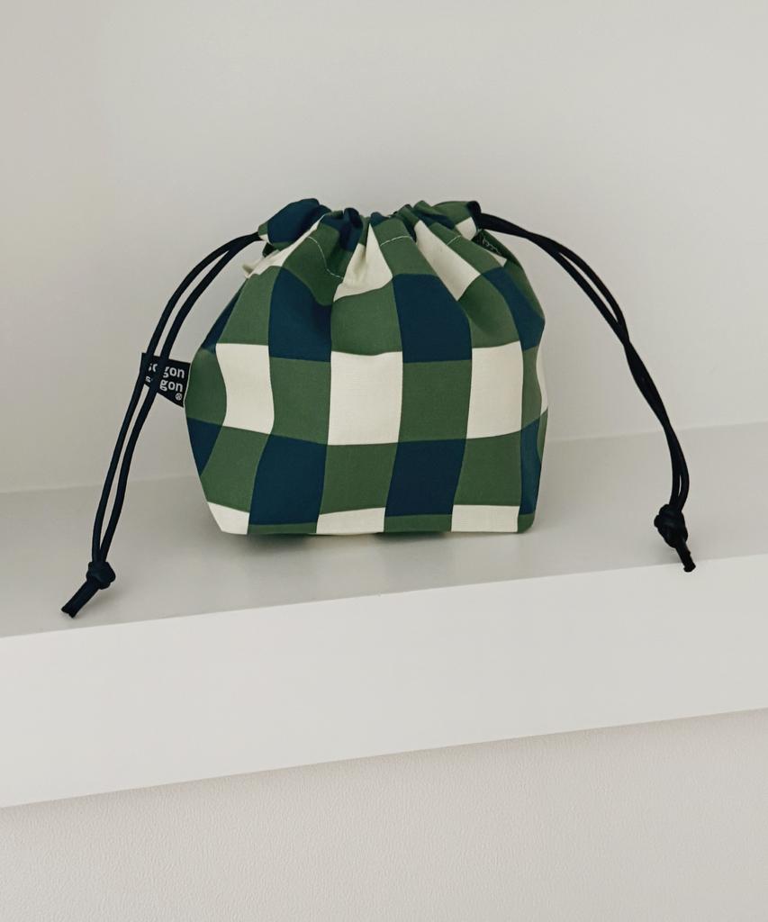 Sogonsogon Breeze Olive String Pouch W