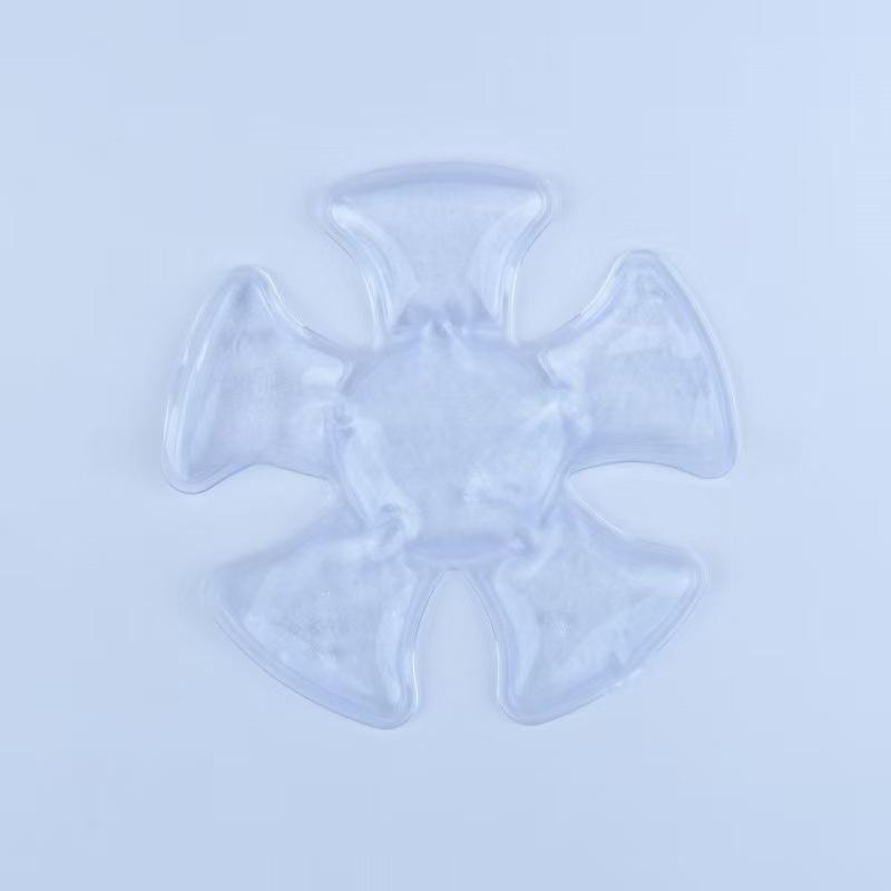 Blue Pvc Gel Ice Pack - Adjustable Cooling Pad For Helmets & Hats Reusable Cold Compress Travel Portable Outdoor Accessory