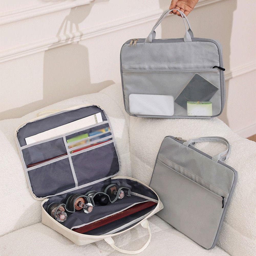 Creative Stamp Storage Bag Multi Slot Document Organizer Easy To Carry File Storage Case  Office