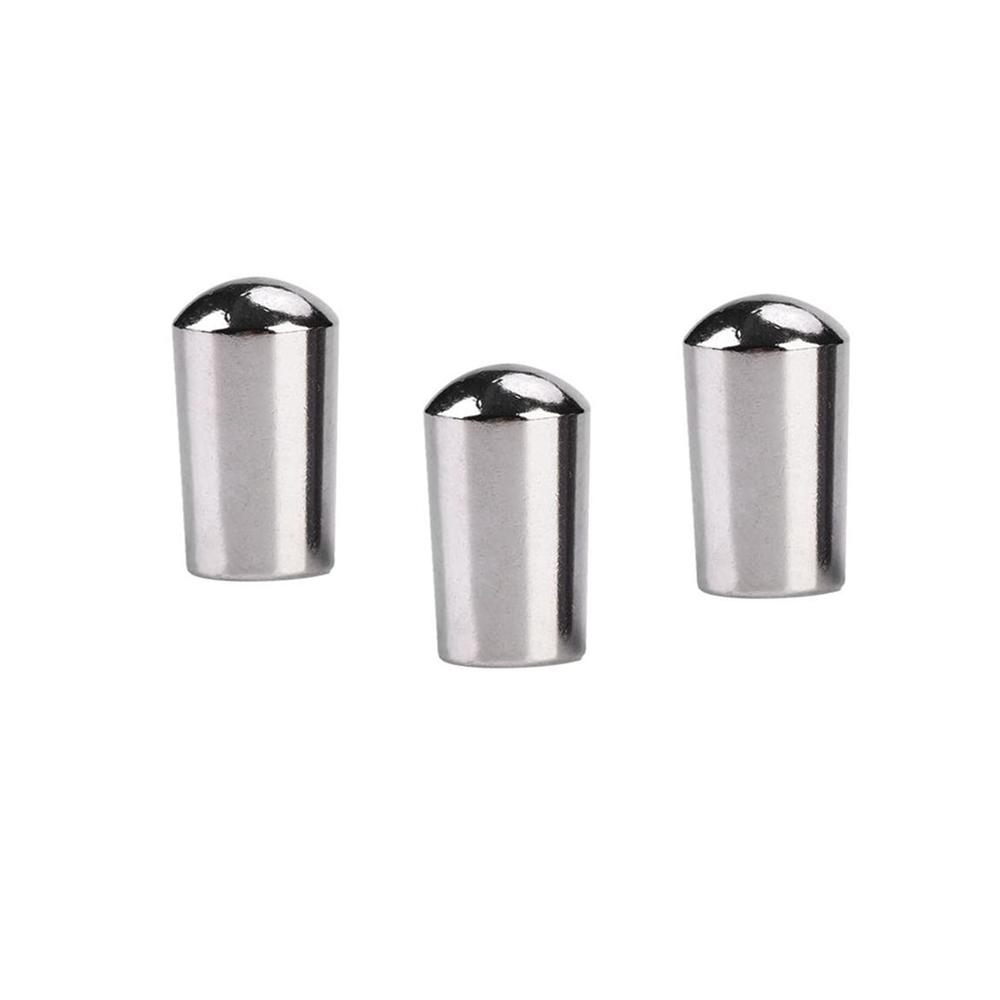 3Pcs Metal Guitar Switch Tip 3.5Mm 3 Way Toggle Switch Knob Tip Cap Copper For Lp Epi Electric Guitar