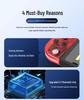 Joycon-style RGB Wireless Bluetooth Game Controller with Switchable Left and Right Small Handles for NS.