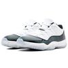 Air Jordan 11 Retro Low Smeraldo Scarpe da Ginnastica da Uomo Bianco Smeraldo-Rise-Nero 528895-145