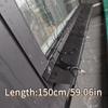 1 buc 5cm Bară de Blocare a Apei pentru Fereastră Balcon Autocolantă Impermeabilă Bandă de Etanșare Marginea Ferestrei Deflector de Apă Placă de Protecție