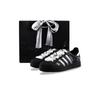 Originals Superstar 2 Abriebfest Und Leicht Niedrig geschnitten Skateboard Schuhe Unisex Schwarz Silber JI0079(Team129- 1)