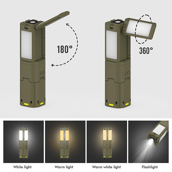 LED Outdoor Camping Light High-Capacity Waterproof Camping Light Travel Tent Light