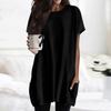 Regular Fit Women T Shirt Short Sleeves Round Neck Pocket Print Tops