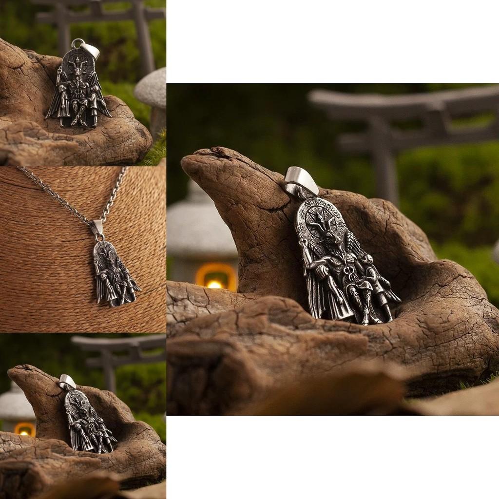 Anubis Ancient Egyptian Necklace With Alloy Pendant And Wing Elements For Men And Women