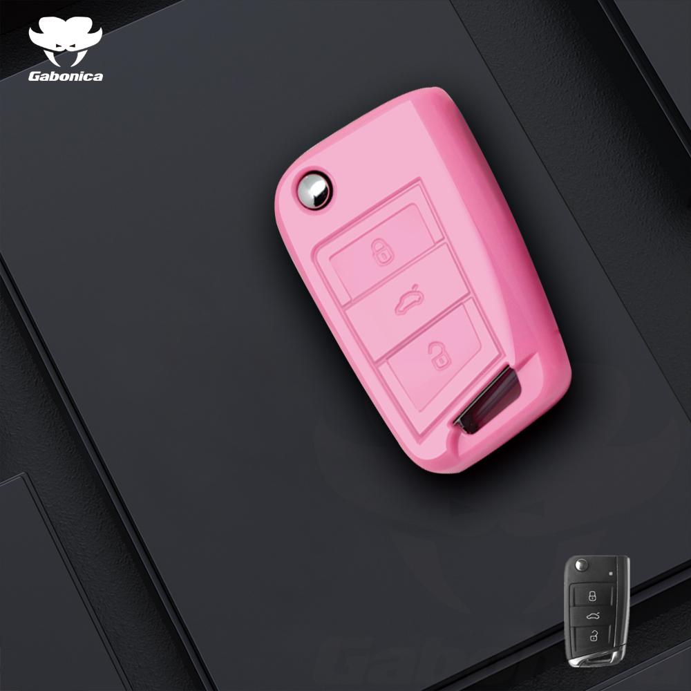 For Vw Volkswagen Polo Golf 4 5 6 7 T5 Mk7 Tiguan Passat B6 B5 Skoda Octavia A5 A7 Seat Leon Fr 2 Ibiza Ateca Car Key Case Cove