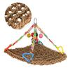 Bird Climbing Net Colourful Swing Hammock Chewing Hanging Mat for Decoration Playing