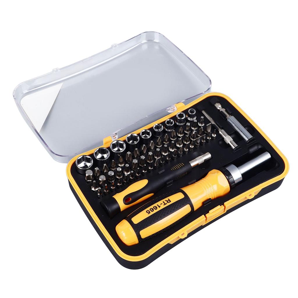 65-teiliges Schraubendreher-Set Multi-Bits Reparatur-Schraubendreher-Kit für Elektronik Möbel Automobil