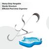 Pool Hooks for Poles Pool Storage Basket Hook Adjustable Pool Pole Hanger Swimming Accessories Hooks for Telescopic Skimmer