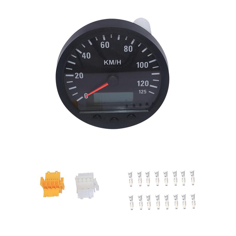 140mm Electronic for CANBUS Speedometer with odometer and trip odometer in LCD display for Trucks/ Electronics Vehicles TD140ATC TD140ATC
