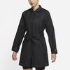 Nike Sportswear Windrunner Trench Coat With Waist Drawstring Mid-Length Woven Women Outerwear Black CZ8975-010