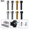 4pcs M5x20mm  M6x20mm  MTB Bike Bicycle Steering Handlebar Stem Screws Bolts/new