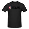 Unisex Greenland Country Flag T Shirt Streetwear Plus Size Oneck Cotton Sleeve Tshirt