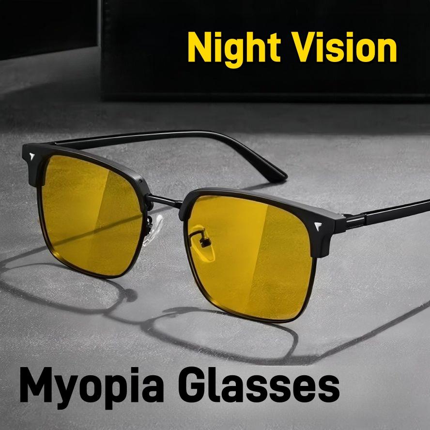 Neue modische Tag- und Nacht-Doppelnutzungs-Nachtsicht-Myopiebrille Anti-Fernlicht zur Erhöhung der Klarheit Fahr-Myopiebrille
