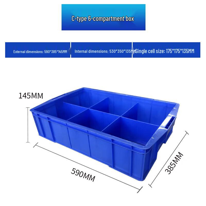 Heavy-Duty Plastic Parts Organizer