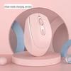 Macaron Color Dual-Mode Silent Rechargeable Wireless Bluetooth Mouse for Home, Office, and Gaming