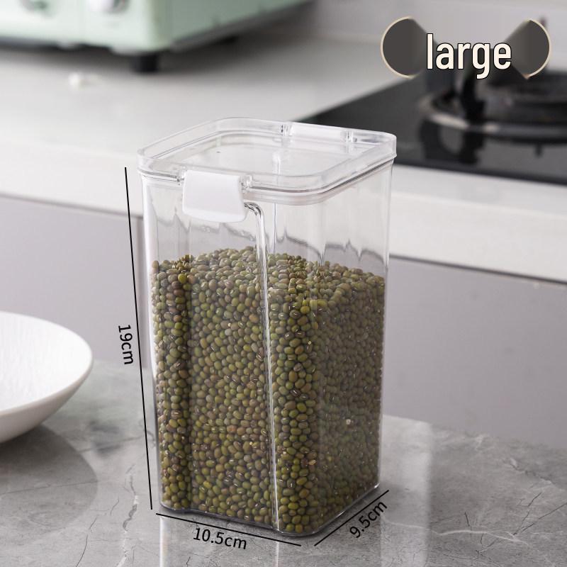 Wodoszczelny plastikowy pojemnik do przechowywania ziaren, zbóż, przypraw i herbaty