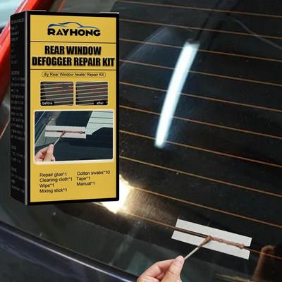 Kit de Reparare Defogger Geam Spate Mașină Reparare Rapidă Zgâriat Spart Linii Încălzire Dezghețare Accesorii Profesionale Îngrijire Auto
