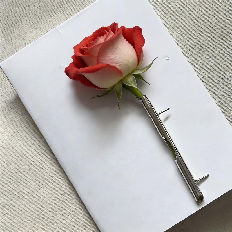 Flower Kind Brooch - Every Tells A Different Story, DIY Branch-Shaped Flower Insert Brooch Pins Charm Women Men Pin
