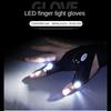 Couleur Deux gauche et droite Gants de pêche de nuit avec lampe torche LED, accessoires, outils de sauvetage,