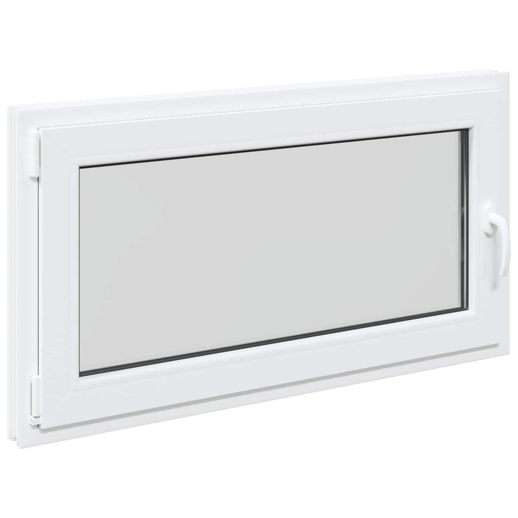 Ventana de Sótano RISOR 110 x 60 cm PVC y Vidrio Blanco