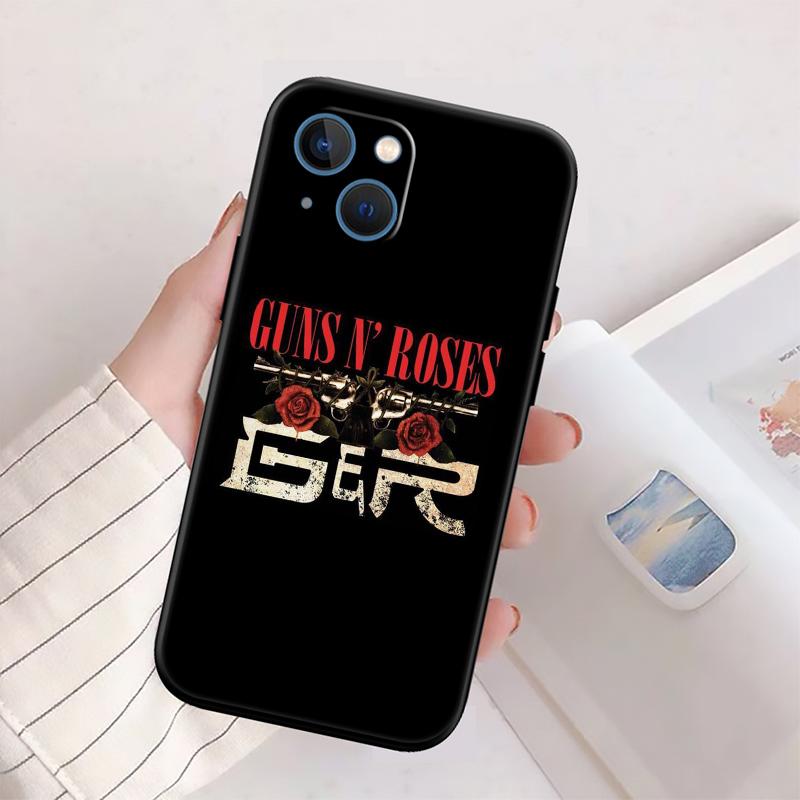 BH24 G-guns R-roses Phone Case for Samsung Galaxy M06 M15 M16 M35 M55 M56 A36 A42 A50 A50S A51 A52 A32 A33 A05 A05S A06 A16 A20