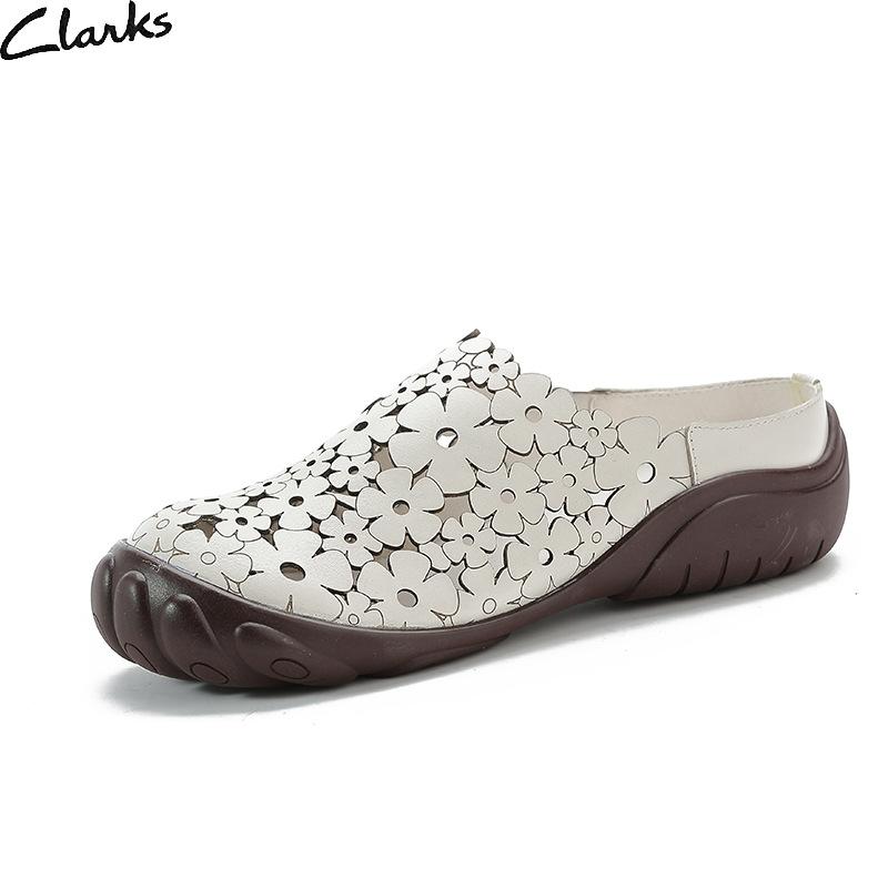Summer Top Layer Cowhide Casual Women's Sandals Ethnic Style Genuine Leather Soft Sole Comfortable Breathable Slippers Beef Tendon Sole Sandals