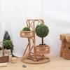 Indonesian Rattan Flower Rack Living Room Sofa Shelf Corner Plant Storage Stand Balcony Flowerpot Holder Elegant Storage Decor