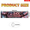 Usa 250th Anniversary Banner Large Patriotic Decorations Banner America 250 Years Yard Sign Vibrant 4th Of July Party Banner