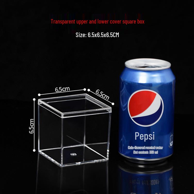 Transparent Acrylic Storage Box with Lid - Food Grade Candy or Gift Packaging