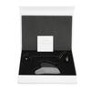 2pcs Set Natural Obsidian Double End Roller Massage & Scraping Board Kit Massage Gift Tool