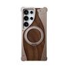 Samsung S25 Ultra Walnut Wood Magnetic Stand Case