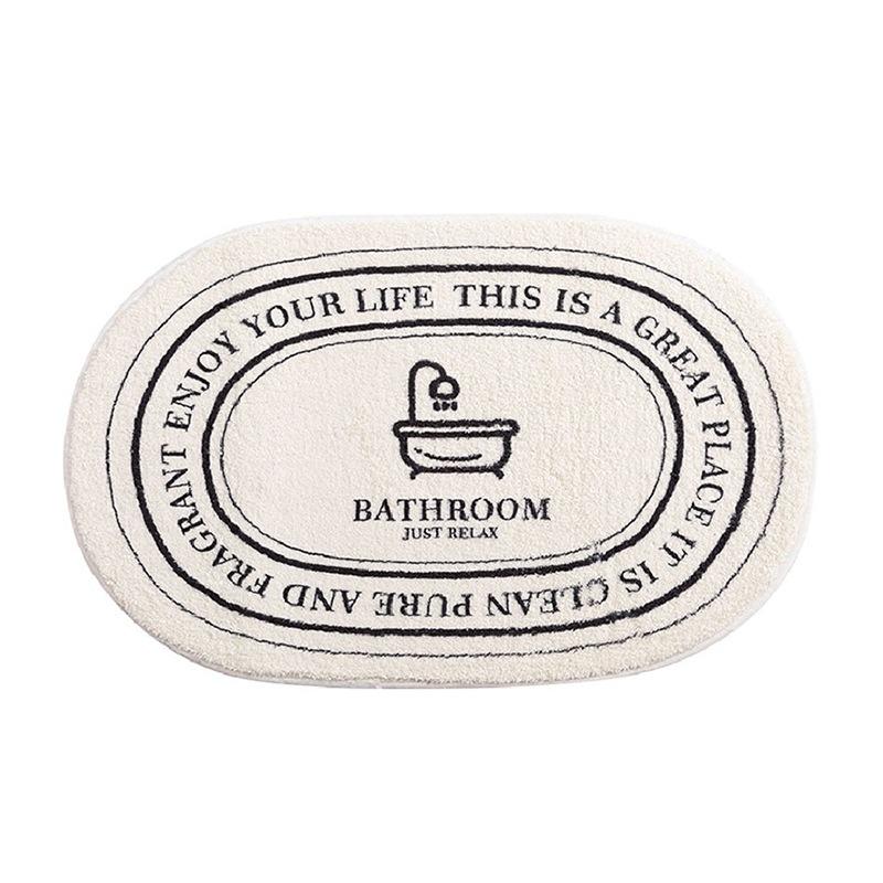 Non-Slip Bath Mat Floral Doormat Absorbent Carpets Entrance Rug Balcony Floor Mats Living Room Bathroom kitchen decor plush Rugs