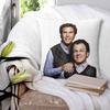 Step Brothers Tv Pillowcase Polyester Linen Velvet Printed Zip Decor Car Cushion Cover 45X45