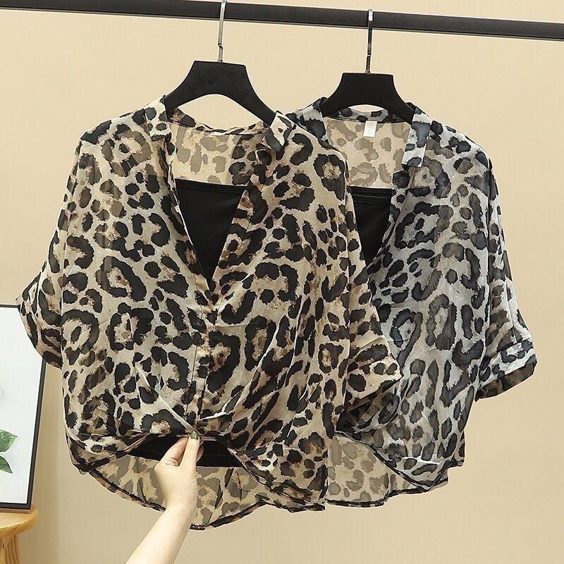 WTEMPO 2-Piece Women Letter Print Sheer Sun Protection Shirt Camisole Set Lapel Half Sleeve Loose Thin Summer Casual See Through Outerwear Blouse