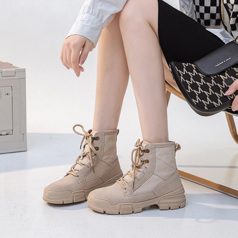 

Couple Martin boots women s autumn new leather tooling desert short boots outdoor mountaineering boots men 44