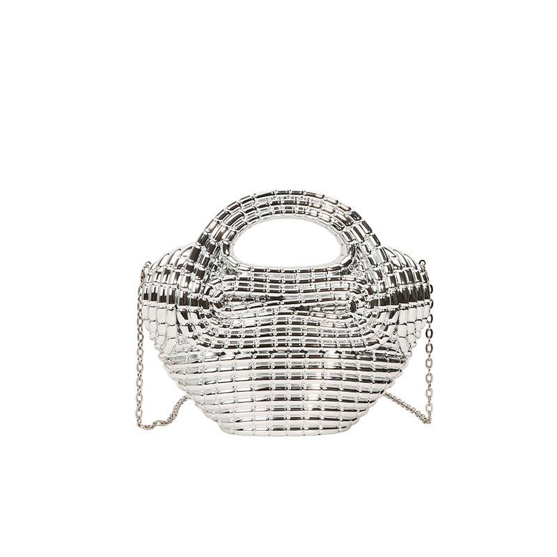 Foreign trade women's bags, European and American new acrylic bags 2025 fashion trend personalized celebrity portable dinner bags