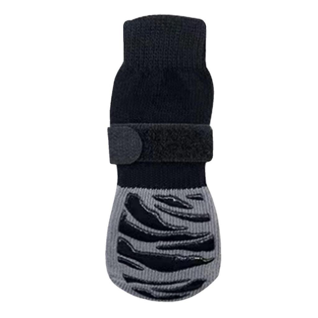 Zhuji Anti-Rutsch-Socken für mittelgroße bis große Hunde und Katzen - Haustier-Schuhe für drinnen und draußen
