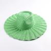 202601-HH5230A-JUN Ins Chic Dropshipping Summer Handmade Straw Fan-shaped Brim Fedoras Cap Men Women Leisure Panama Jazz Hat