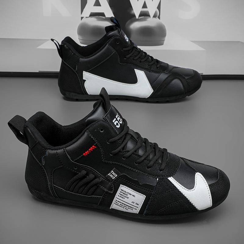 Fashion New Shoes for Men High Quality Leather Casual Shoe Luxury Tennis Shoes Comfort Sport Running Shoe Forrest Gump Shoes Men Sneaker