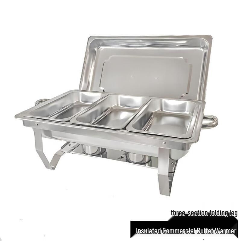 Commercial Stainless Steel Alcohol Heated Buffet Chafing Dish