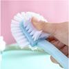 Five-Sided Long Handle Shoe Cleaning Brush with Stiff Bristles
