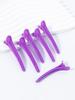 6 Pieces/set of Smooth Styling Hair Clips,made of Plastic Material,hair Salon Style Hair clips,Special for Real Hair Wigs