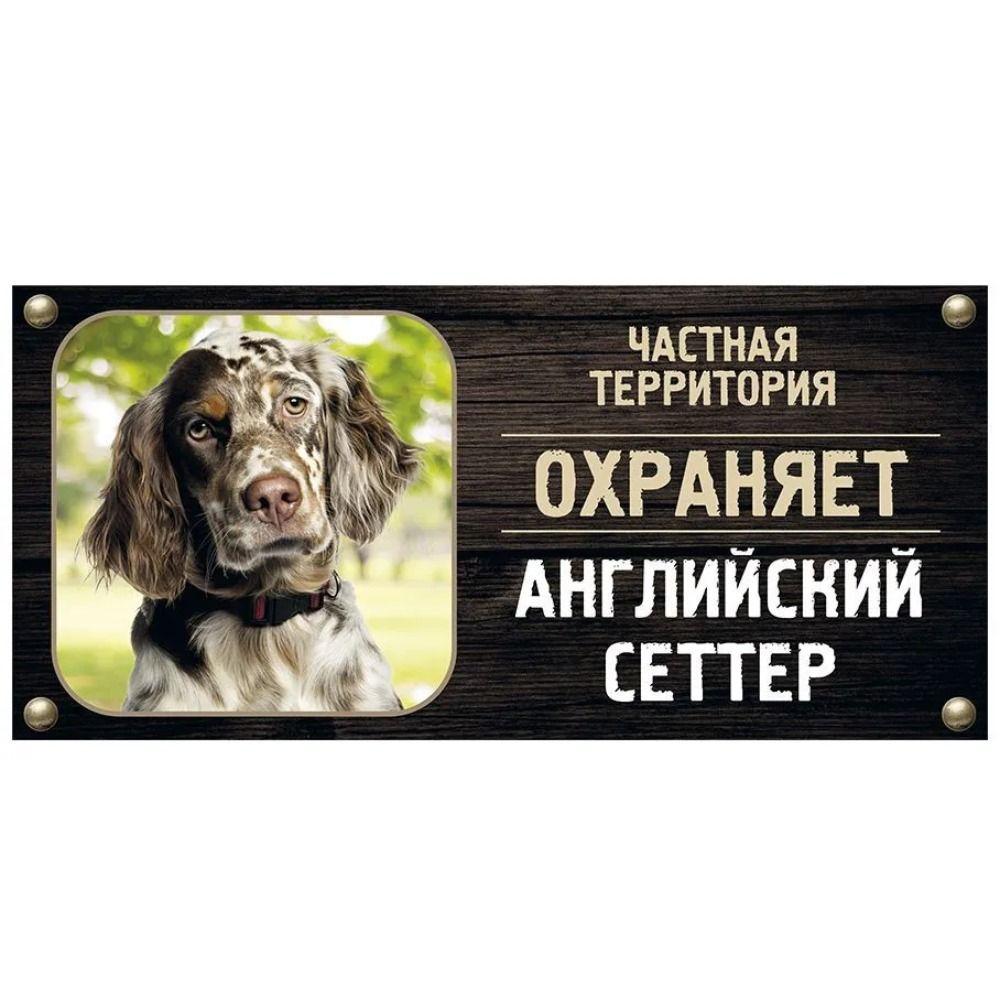 DORA Tin Sign Guard Dog Private Property Sign Metal House Number Plaque